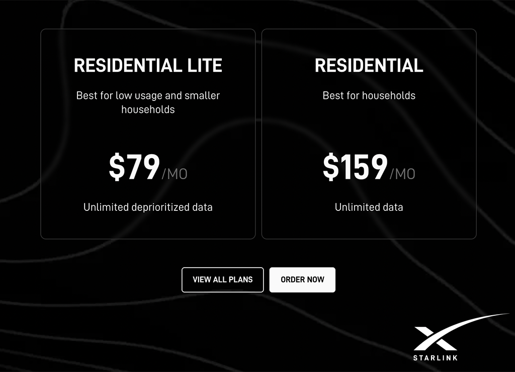 Starlink cost